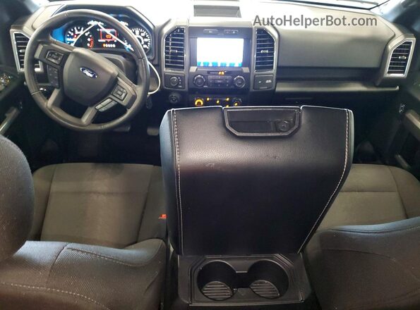 1FTEW1EP7LFB67022 2020 FORD F150 White Dashboard view