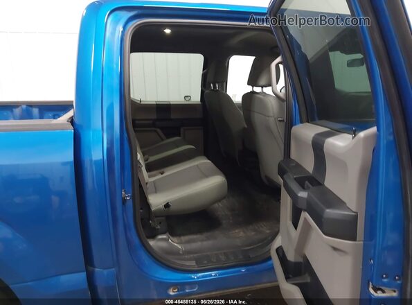 1FTEW1EP7LKE81776 2020 FORD F150 Blue Widok naklejki z numerem VIN