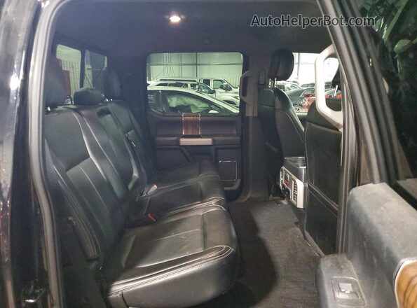 1FTEW1EP7LKF39384 2020 FORD F150 Black Vista de los asientos traseros