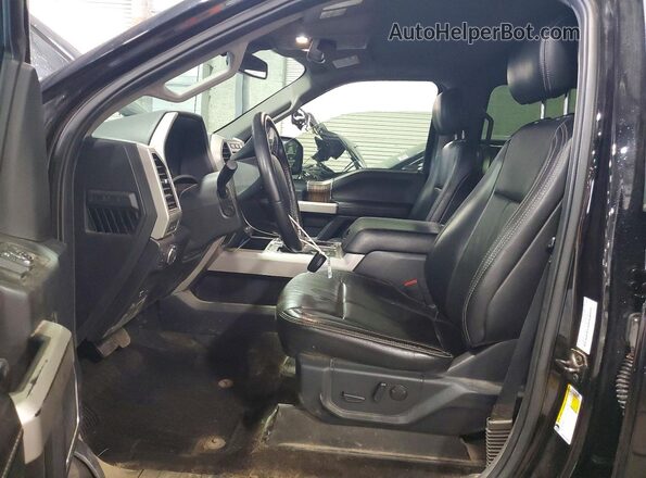 1FTEW1EP7LKF39384 2020 FORD F150 Black Vista interior delantera