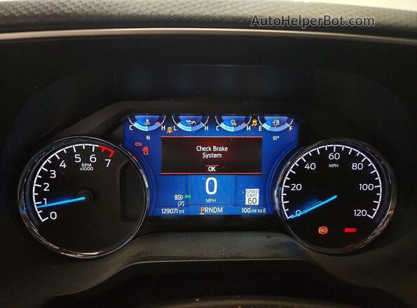 1FTEW1EP7NFA66372 2022 FORD F150 White Instrument cluster view