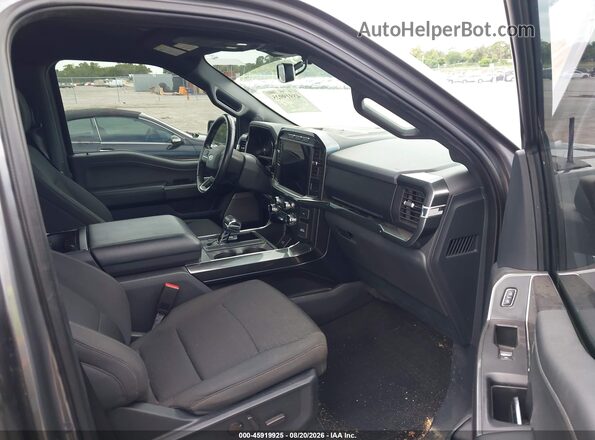 1FTEW1EP7NFA85312 2022 FORD F150 Gray Widok wnętrza z przodu
