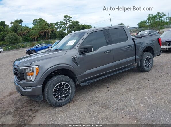 1FTEW1EP7NFA85312 2022 FORD F150 Gray Przód lewy
