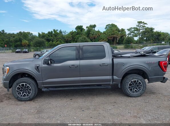 1FTEW1EP7NFA85312 2022 FORD F150 Gray Widok wnętrza 360 stopni