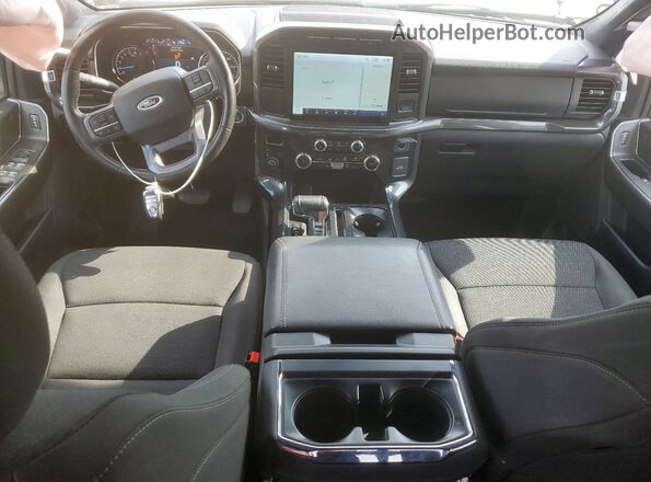 1FTEW1EP7PFB08185 2023 FORD F150 White Widok deski rozdzielczej
