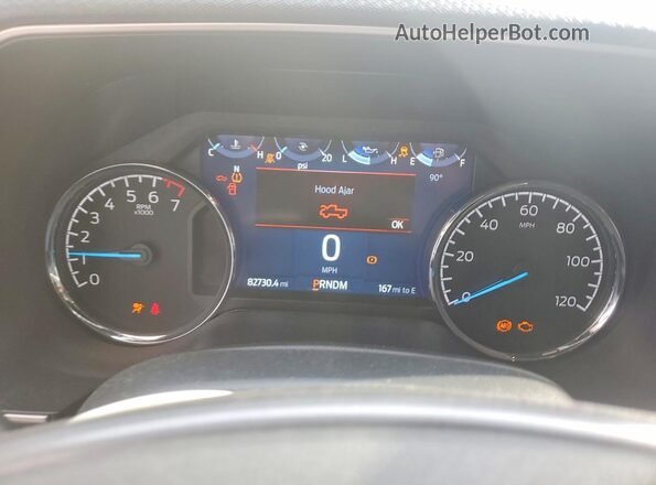 1FTEW1EP7PFB08185 2023 FORD F150 White Widok zestawu wskaźników