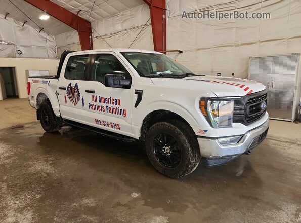 1FTEW1EP7PKD48554 2023 FORD F150 Белый Передняя правая четверть