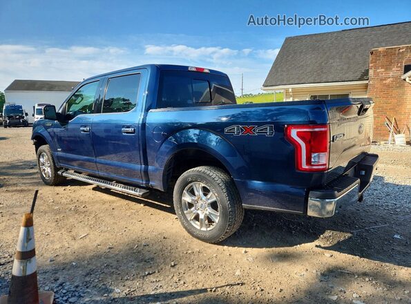 1FTEW1EP8GFC81472 2016 FORD F150 Синий Задняя левая четверть