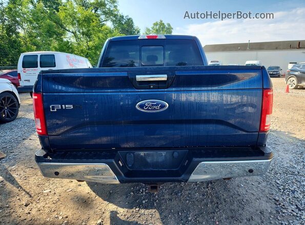 1FTEW1EP8GFC81472 2016 FORD F150 Синий Вид сзади