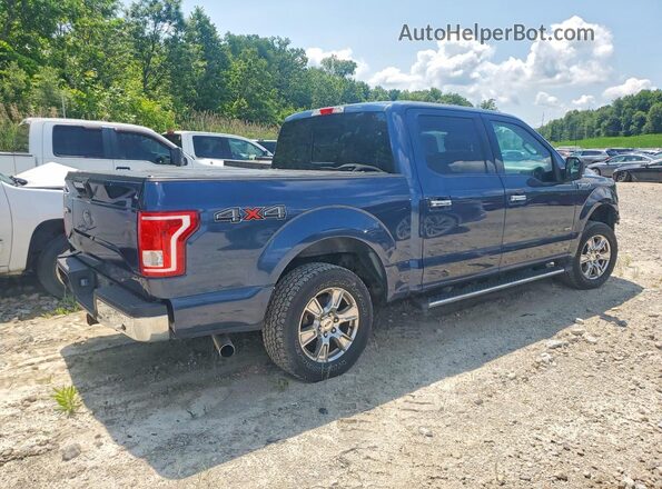 1FTEW1EP8GFC81472 2016 FORD F150 Синий Задняя правая четверть