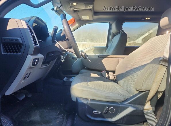 1FTEW1EP8GFC81472 2016 FORD F150 Синий Вид салона спереди