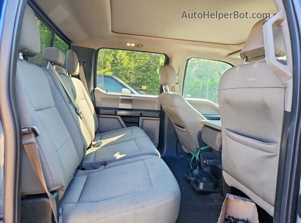 1FTEW1EP8GFC81472 2016 FORD F150 Синий Вид задних сидений