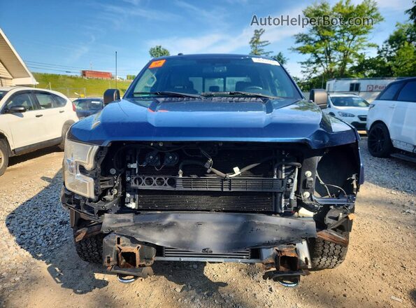 1FTEW1EP8GFC81472 2016 FORD F150 Синий Вид спереди