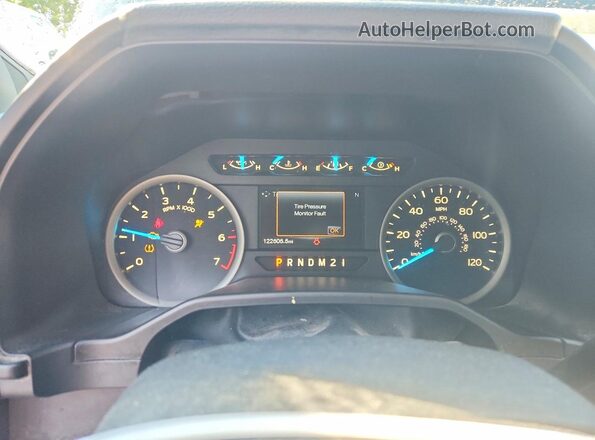 1FTEW1EP8GFC81472 2016 FORD F150 Синий Вид щитка приборов