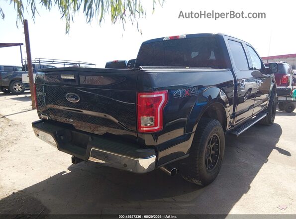 1FTEW1EP8GKD51706 2016 FORD F150 Black Задня права чверть