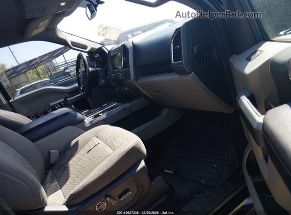 1FTEW1EP8GKD51706 2016 FORD F150 Black Вид салону спереду