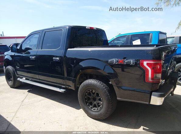 1FTEW1EP8GKD51706 2016 FORD F150 Black Задня ліва чверть