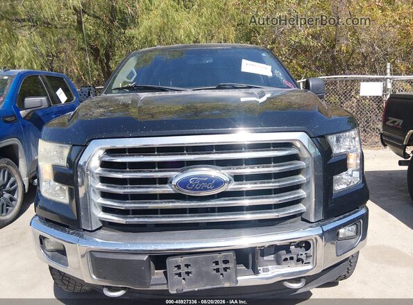 1FTEW1EP8GKD51706 2016 FORD F150 Black Вид спереду