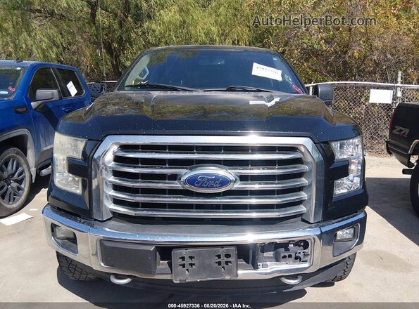 1FTEW1EP8GKD51706 2016 FORD F150 Black Вид щитка приладів