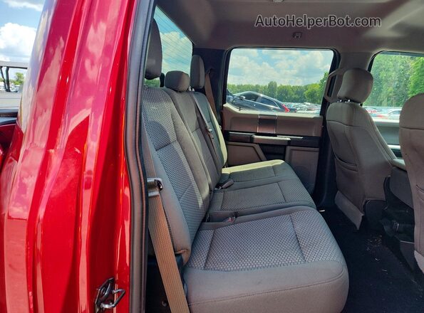1FTEW1EP8HFA68698 2017 FORD F150 Red Հետևի նստատեղերի տեսք