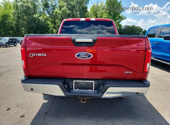 1FTEW1EP8HFA68698 2017 FORD F150 Red Հետևի տեսք