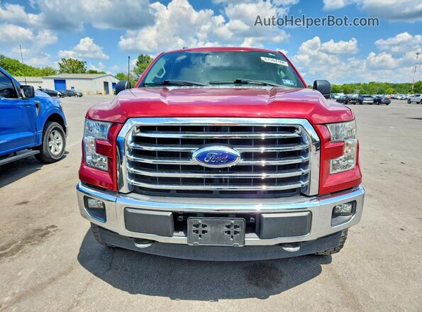 1FTEW1EP8HFA68698 2017 FORD F150 Red Դիմացի տեսք