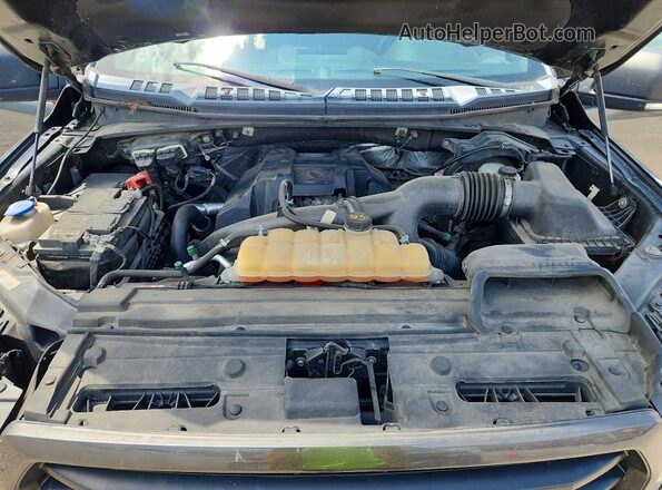 1FTEW1EP8HFA85565 2017 FORD F150 Gray Widok wnętrza z tyłu