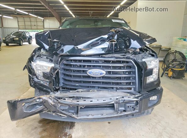 1FTEW1EP8HFB81146 2017 FORD F150 Black Front view
