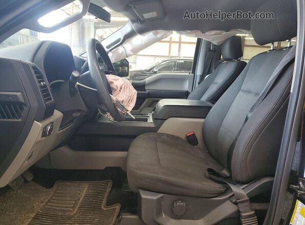 1FTEW1EP8HFB81146 2017 FORD F150 Black Front interior view