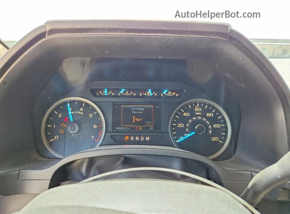 1FTEW1EP8JFB61999 2018 FORD F150 Cream Widok zestawu wskaźników