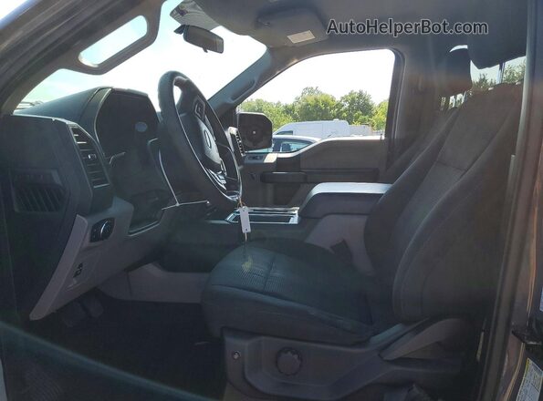 1FTEW1EP8JFB97367 2018 FORD F150 Gray Vista interior delantera