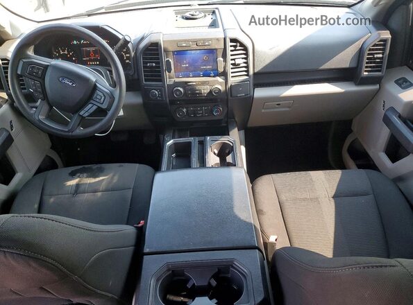 1FTEW1EP8JFB97367 2018 FORD F150 Gray Vista del salpicadero