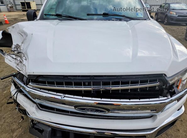 1FTEW1EP8JFC42369 2018 FORD F150 White უკანა სალონის ხედი