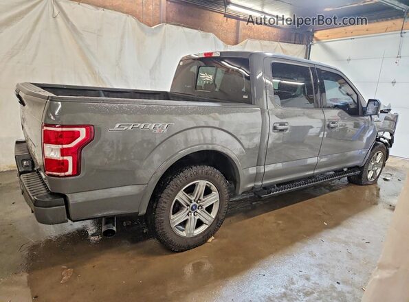 1FTEW1EP8JFC61584 2018 FORD F150 Серый Задняя правая четверть