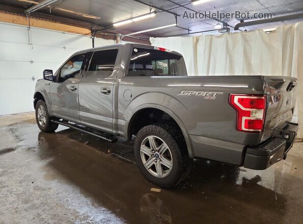 1FTEW1EP8JFC61584 2018 FORD F150 Серый Задняя левая четверть
