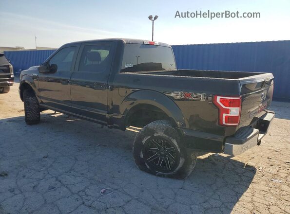 1FTEW1EP8JKD78735 2018 FORD F150 Black Trasero izquierdo
