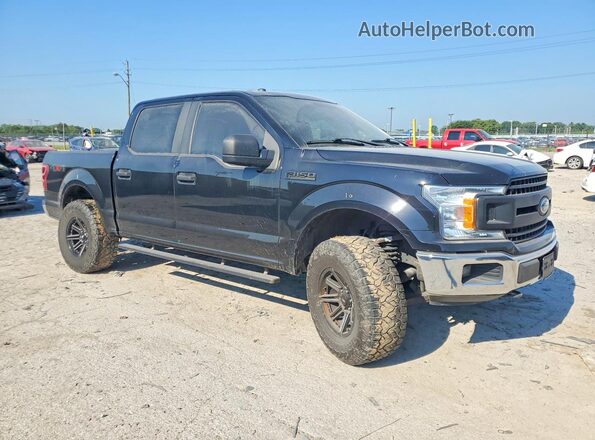 1FTEW1EP8JKD78735 2018 FORD F150 Black Delantero derecho