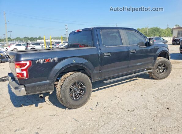 1FTEW1EP8JKD78735 2018 FORD F150 Black Trasero derecho