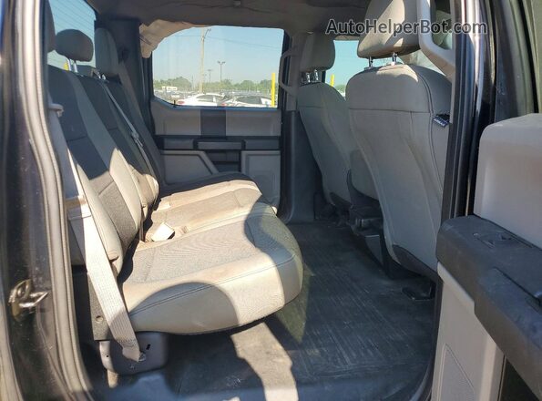 1FTEW1EP8JKD78735 2018 FORD F150 Black Vista de los asientos traseros