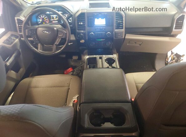 1FTEW1EP8JKE94615 2018 FORD F150 Blue Widok deski rozdzielczej