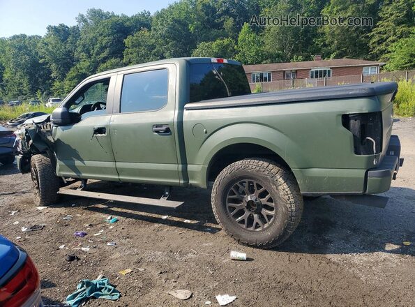 1FTEW1EP8KFB59655 2019 FORD F150 Green უკანა მარცხენა