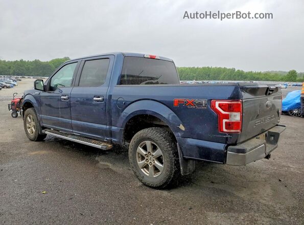 1FTEW1EP8KFB73216 2019 FORD F150 Blue Tył lewy