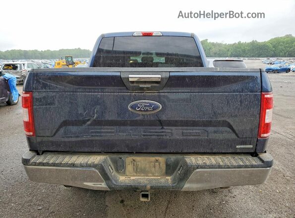 1FTEW1EP8KFB73216 2019 FORD F150 Blue Widok z tyłu