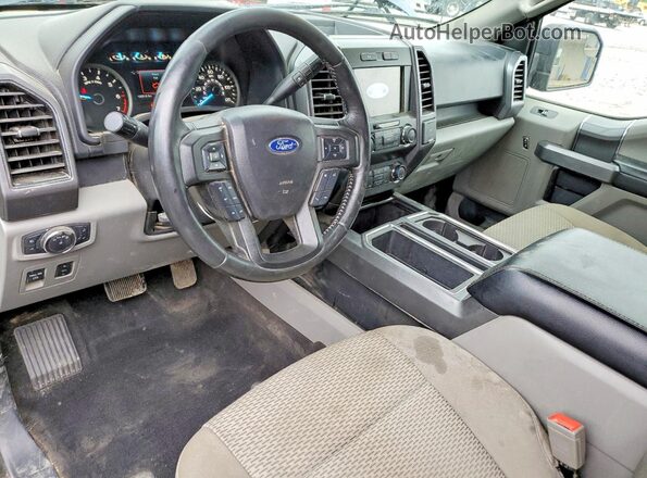 1FTEW1EP8KFB73216 2019 FORD F150 Blue Widok deski rozdzielczej