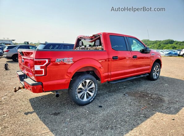 1FTEW1EP8KFC04271 2019 FORD F150 Red Tył prawy