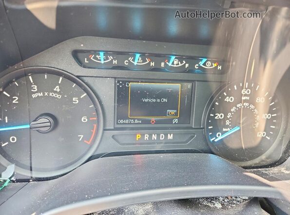 1FTEW1EP8KFC04271 2019 FORD F150 Red Widok zestawu wskaźników