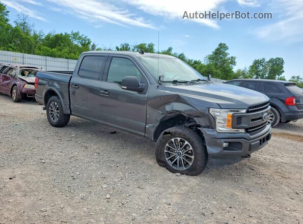 1FTEW1EP8KFC31499 2019 FORD F150 Серый Передняя правая четверть