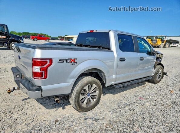 1FTEW1EP8KFD51657 2019 FORD F150 Silver Rear right