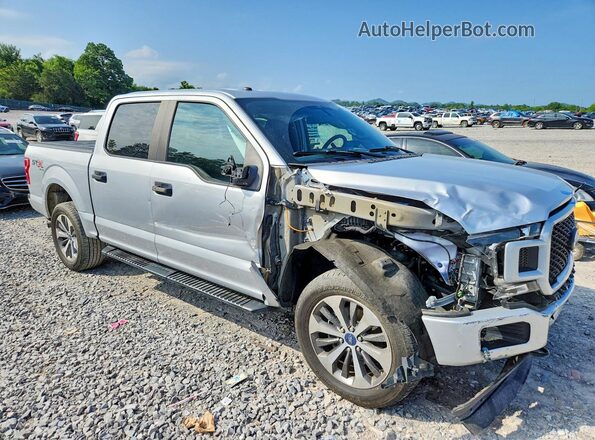 1FTEW1EP8KFD51657 2019 FORD F150 Silver Front right