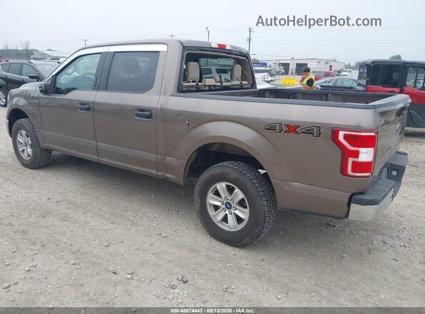 1FTEW1EP8KKD76937 2019 FORD F150 Brown Задня ліва чверть